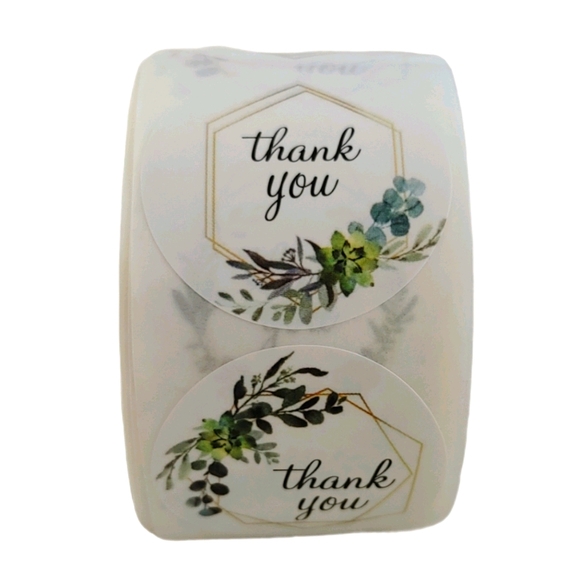 Other - Thank You Stickers Floral 50 count